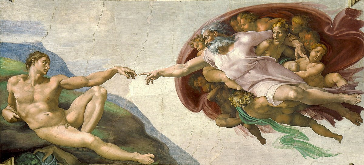 The painting: The Creation of David