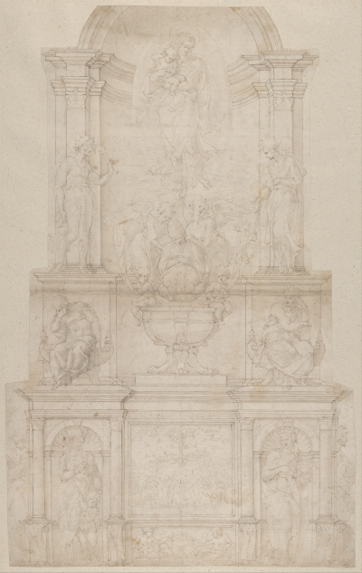 The design for the tomb of Julius the 2nd